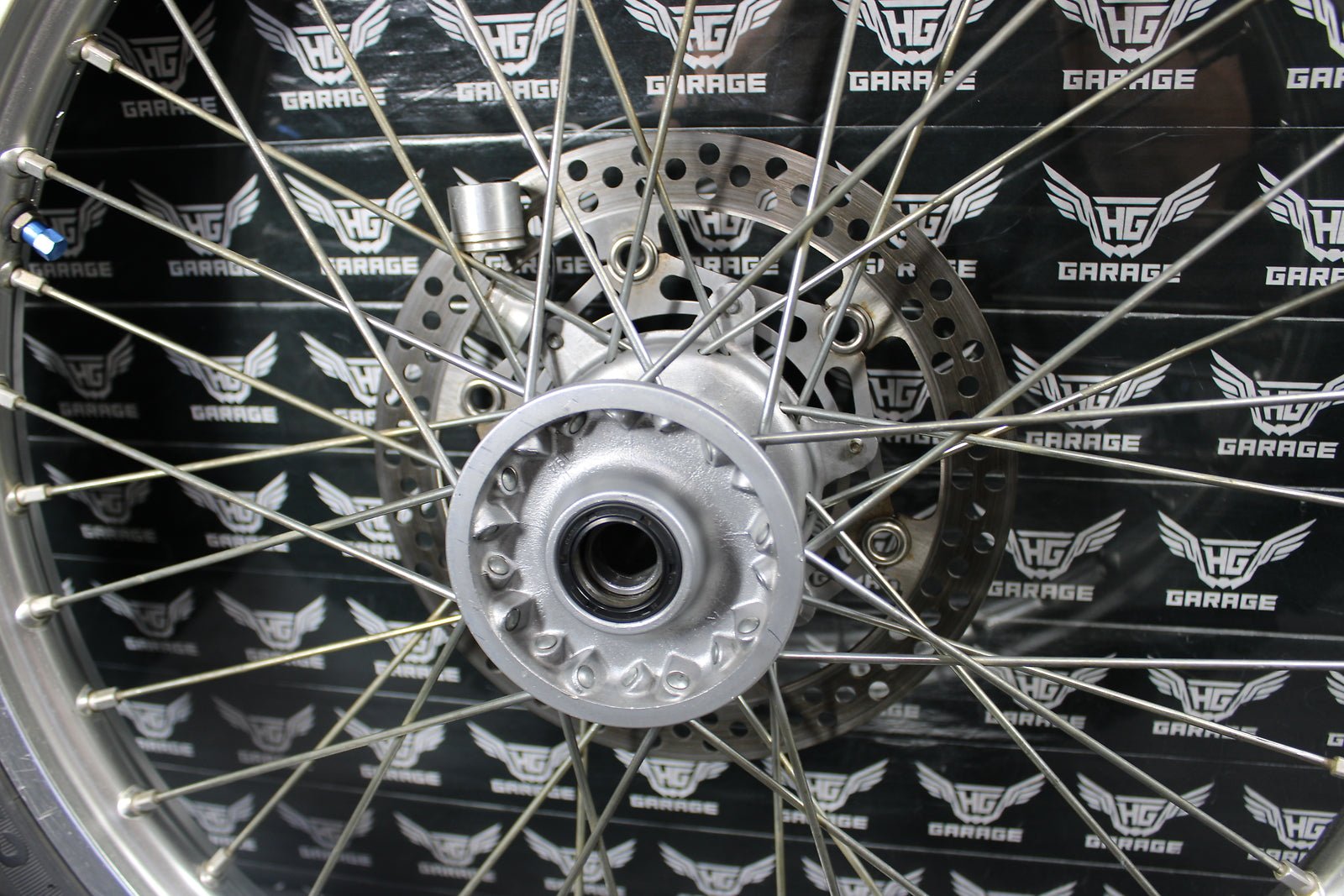 2005 YAMAHA YZ250F YZ250X OEM EXCEL FRONT WHEEL RIM HUB ASSEMBLY 5NY - 25111 - 00 - 00 - hggarage