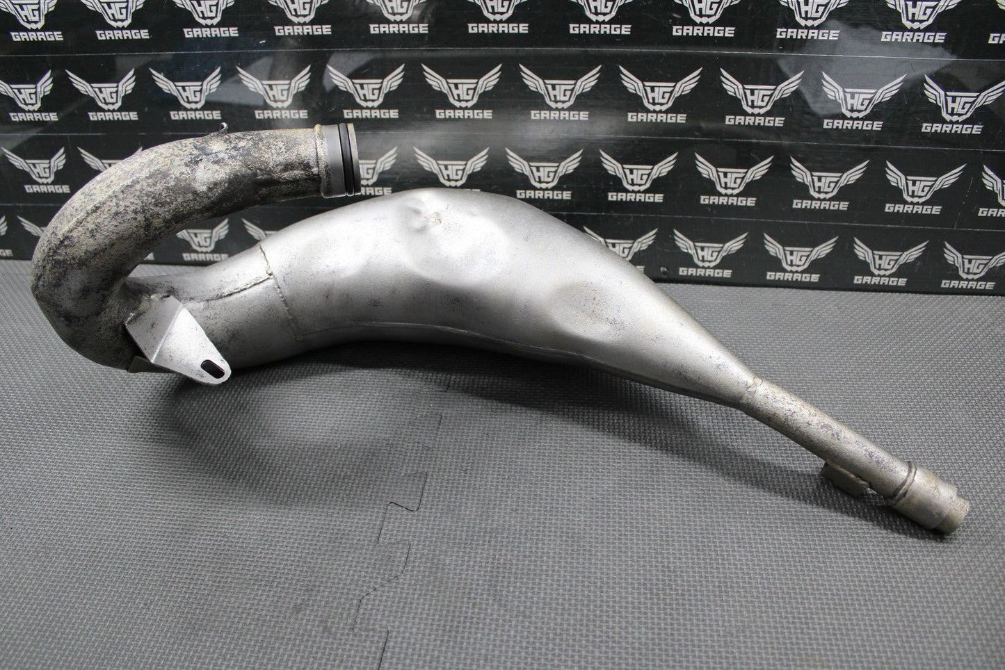 1999 SUZUKI RM125 BILLS WORKS RAW EXHAUST PIPE CHAMBER HEADER MUFFLER 14310 - 36E2 - hggarage