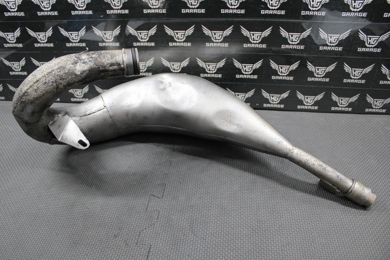 1999 SUZUKI RM125 BILLS WORKS RAW EXHAUST PIPE CHAMBER HEADER MUFFLER 14310 - 36E2 - hggarage