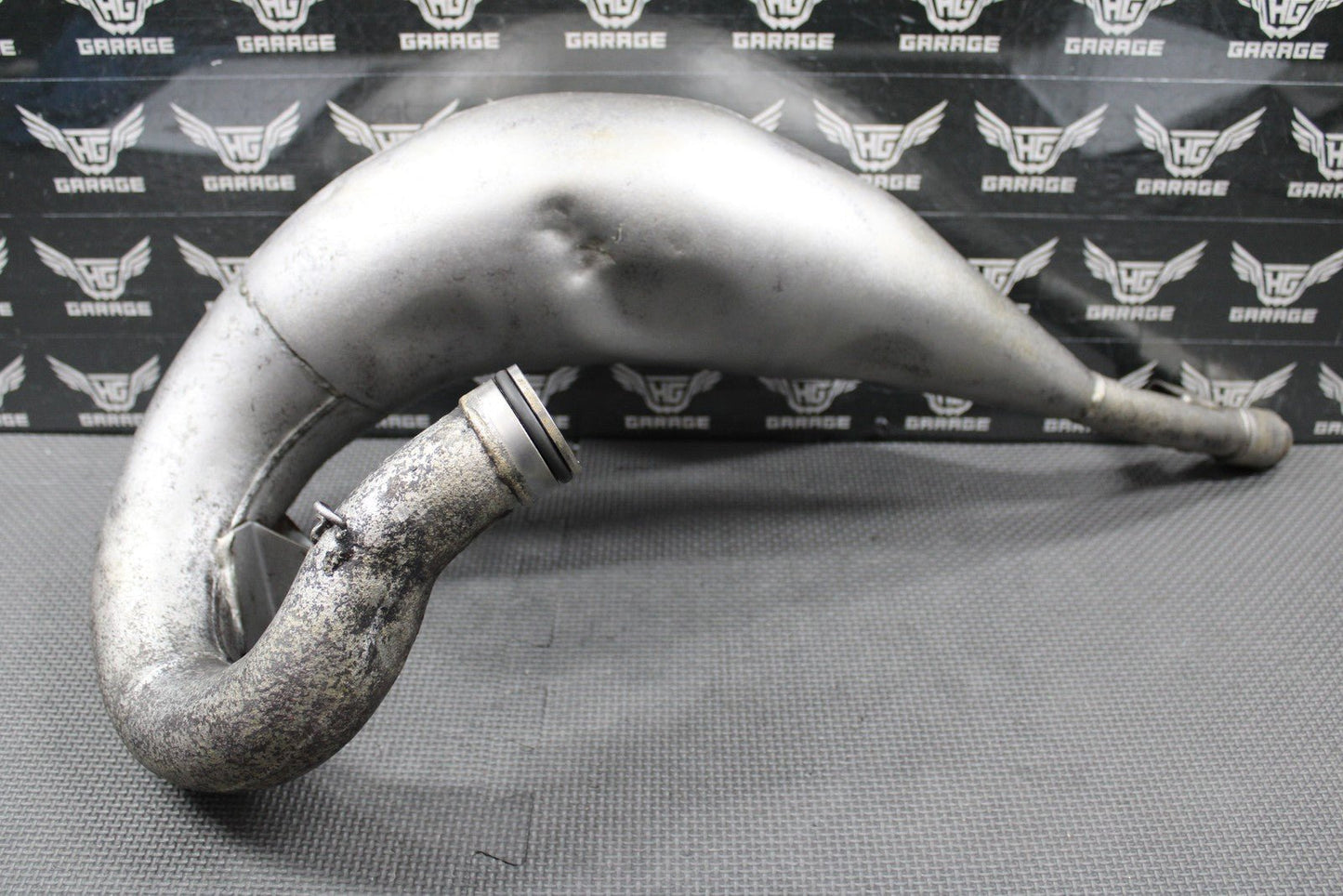 1999 SUZUKI RM125 BILLS WORKS RAW EXHAUST PIPE CHAMBER HEADER MUFFLER 14310 - 36E2 - hggarage