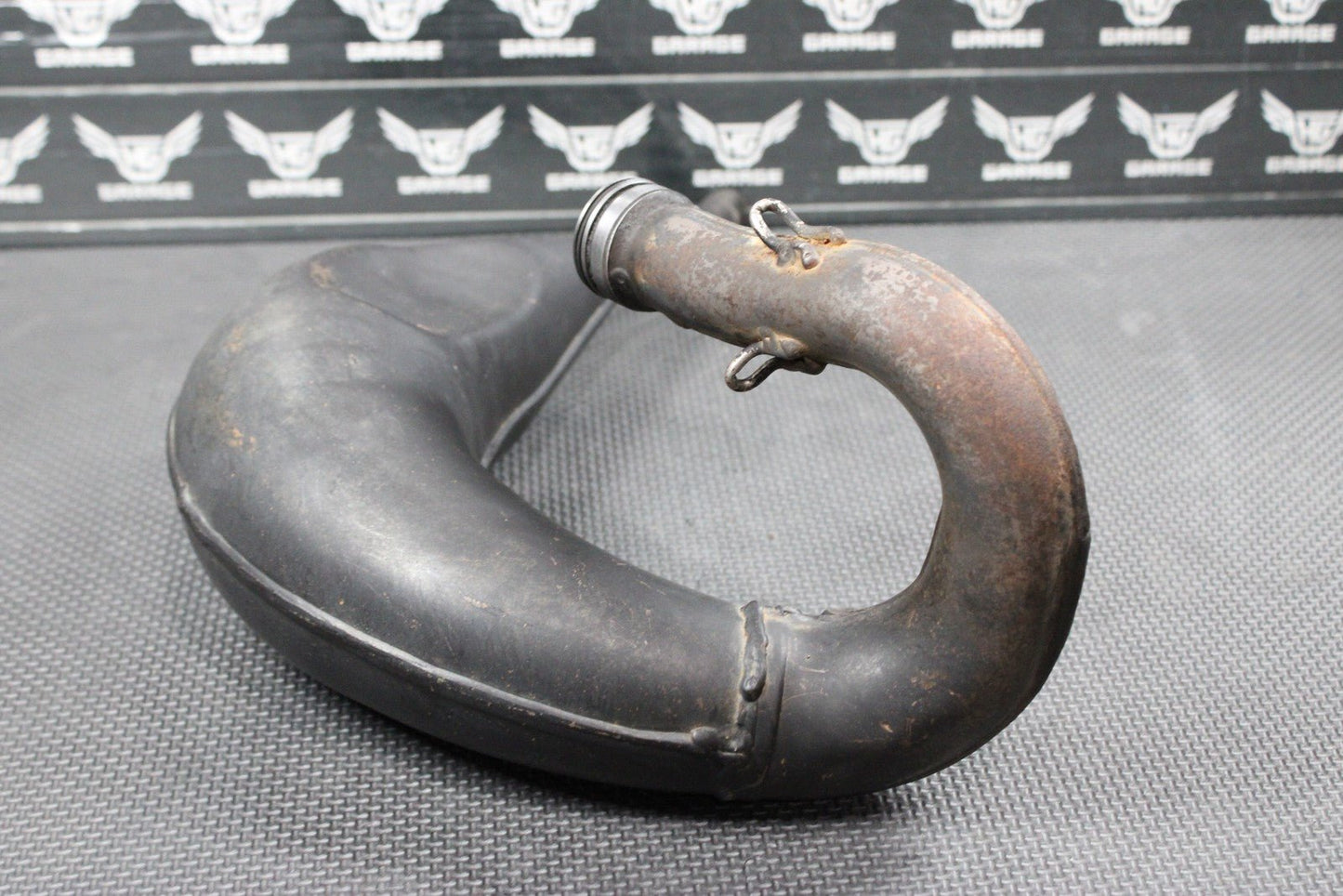 2007 YAMAHA YZ85 OEM EXHAUST PIPE HEADER EXPANSION CHAMBER 5PA - 14610 - 00 - 00 - hggarage