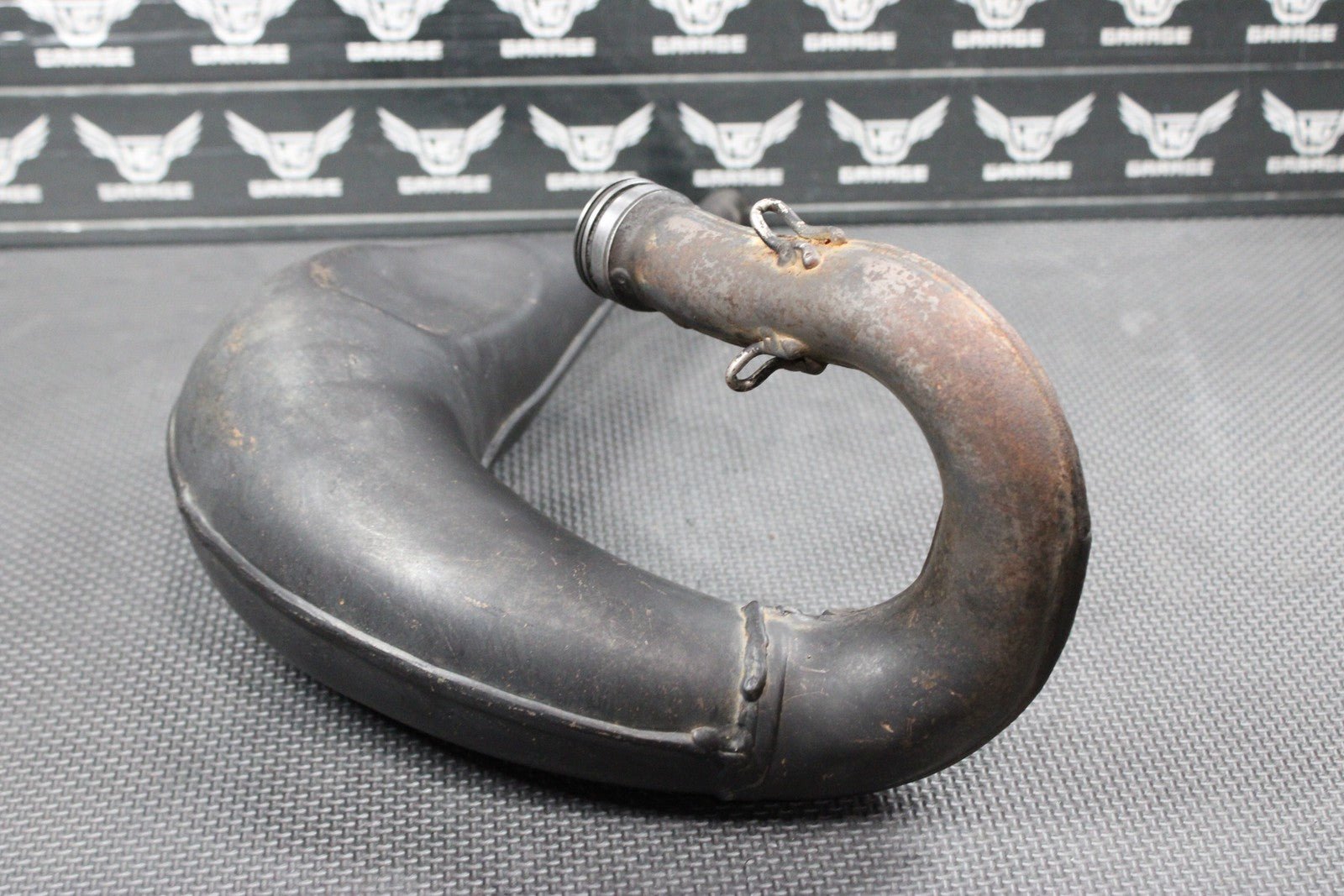 2007 YAMAHA YZ85 OEM EXHAUST PIPE HEADER EXPANSION CHAMBER 5PA - 14610 - 00 - 00 - hggarage
