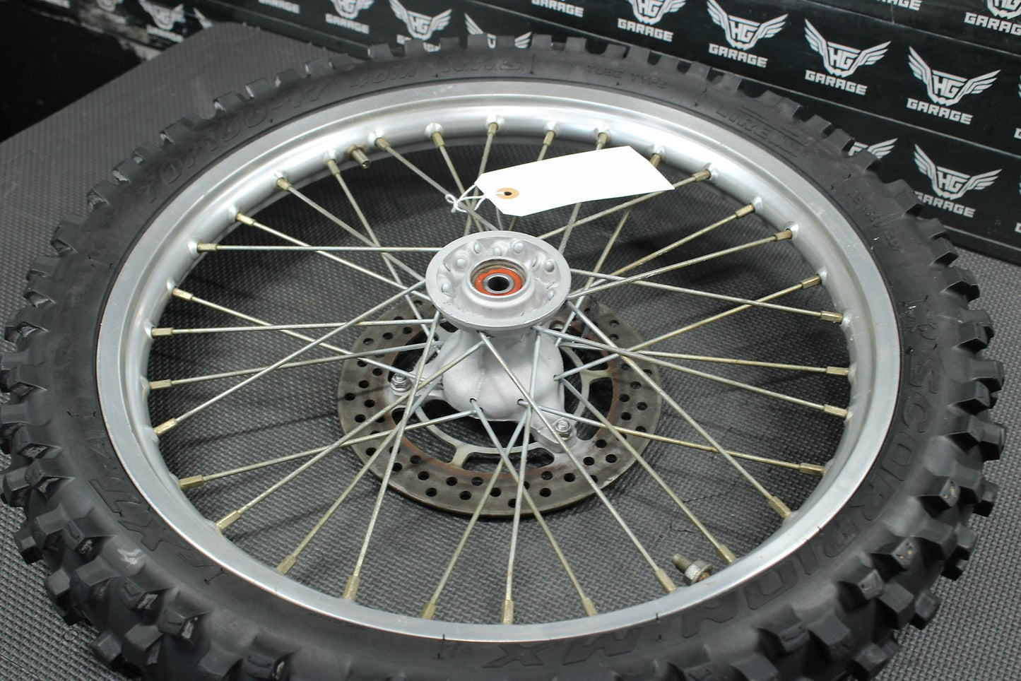 1993 Honda CR80R OEM 17x1.40 Front Wheel Rim 44601 - GC4 - 600 44701 - GC4 - 601 - hggarage