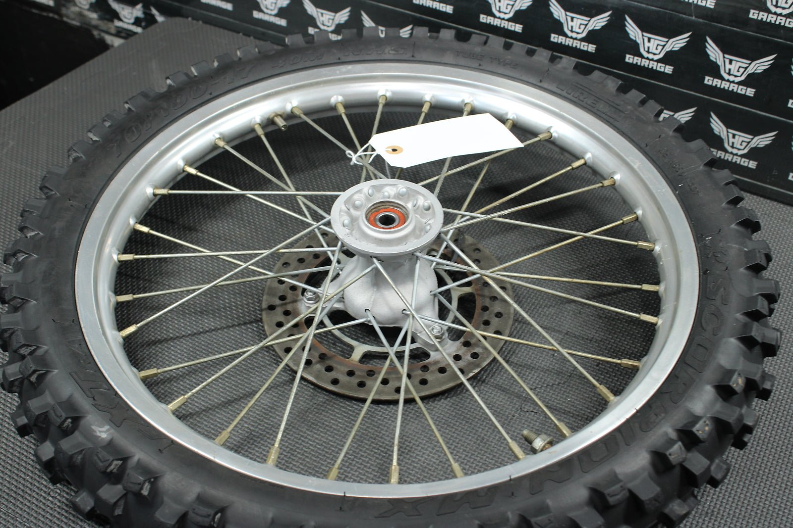 1993 Honda CR80R OEM 17x1.40 Front Wheel Rim 44601 - GC4 - 600 44701 - GC4 - 601 - hggarage