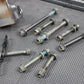 2005 SUZUKI DR200SE 03 - 05 OEM ENGINE MOTOR MOUNT STAY BRACKETS BOLTS ASSEMBLY - hggarage