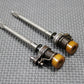 1988 HONDA CR250R OEM EXHAUST POWER VALVE POWERVALVE ARM SHAFT TOP END SET NICE! - hggarage