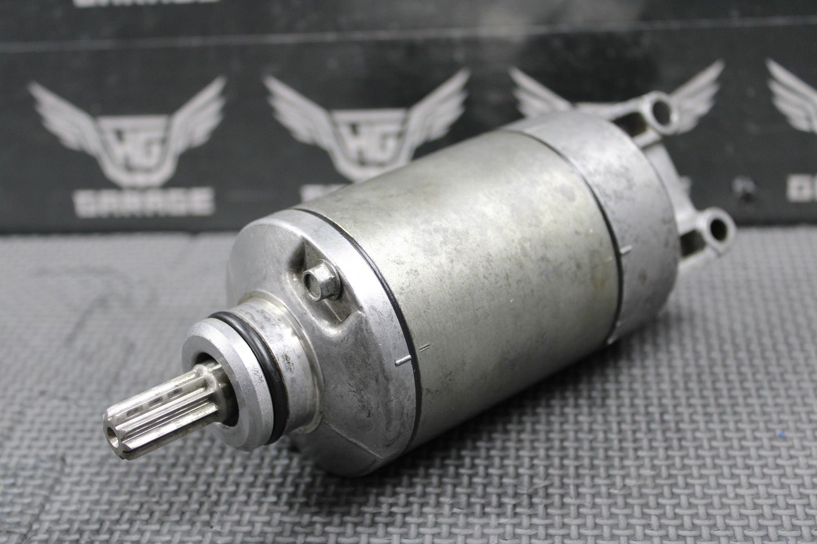 2003 KAWASAKI KLX400R OEM MITSUBA ELECTRIC START STARTER MOTOR 21163 - S004 GOOD - hggarage