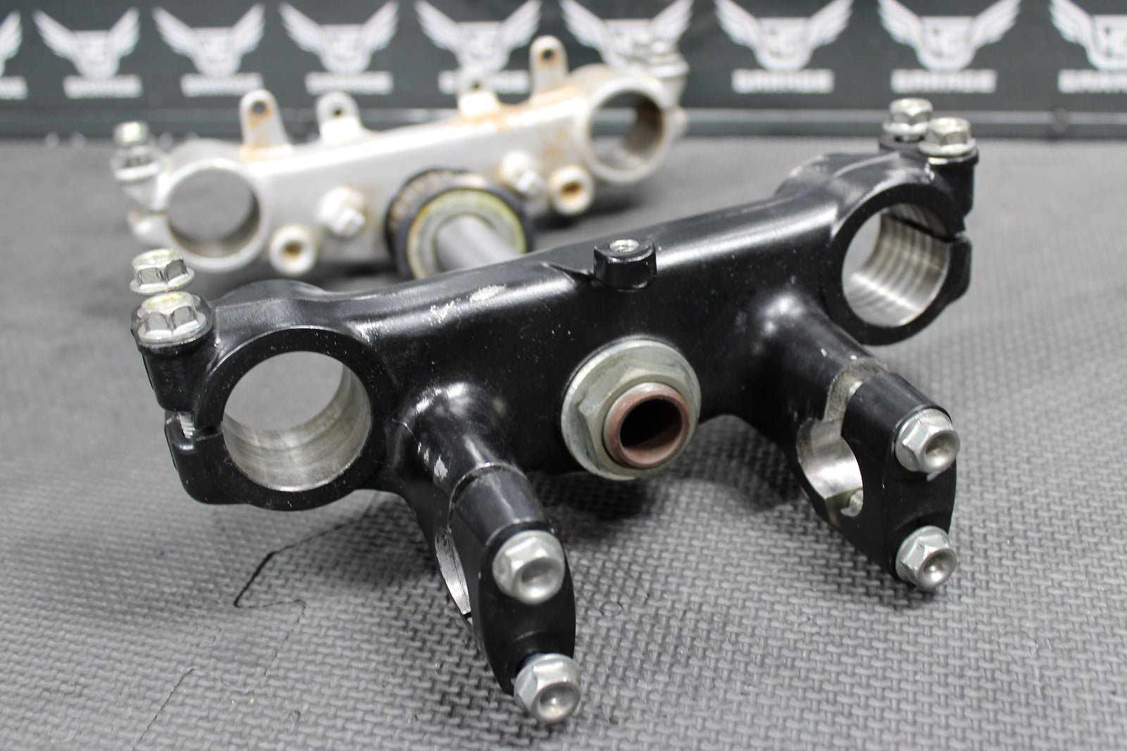 2001 Honda XR200R 90 - 02 OEM Front Fork Lower Upper Triple Tree Stem Bridge Clamp - hggarage