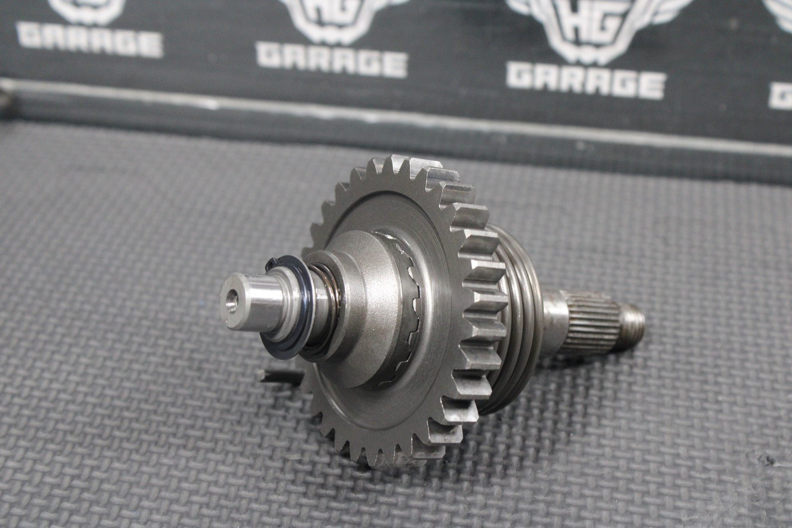 1986 86 - 88 KAWASAKI KDX200 OEM KICKSTART KICK START SHAFT W IDLER GEAR GOOD! - hggarage