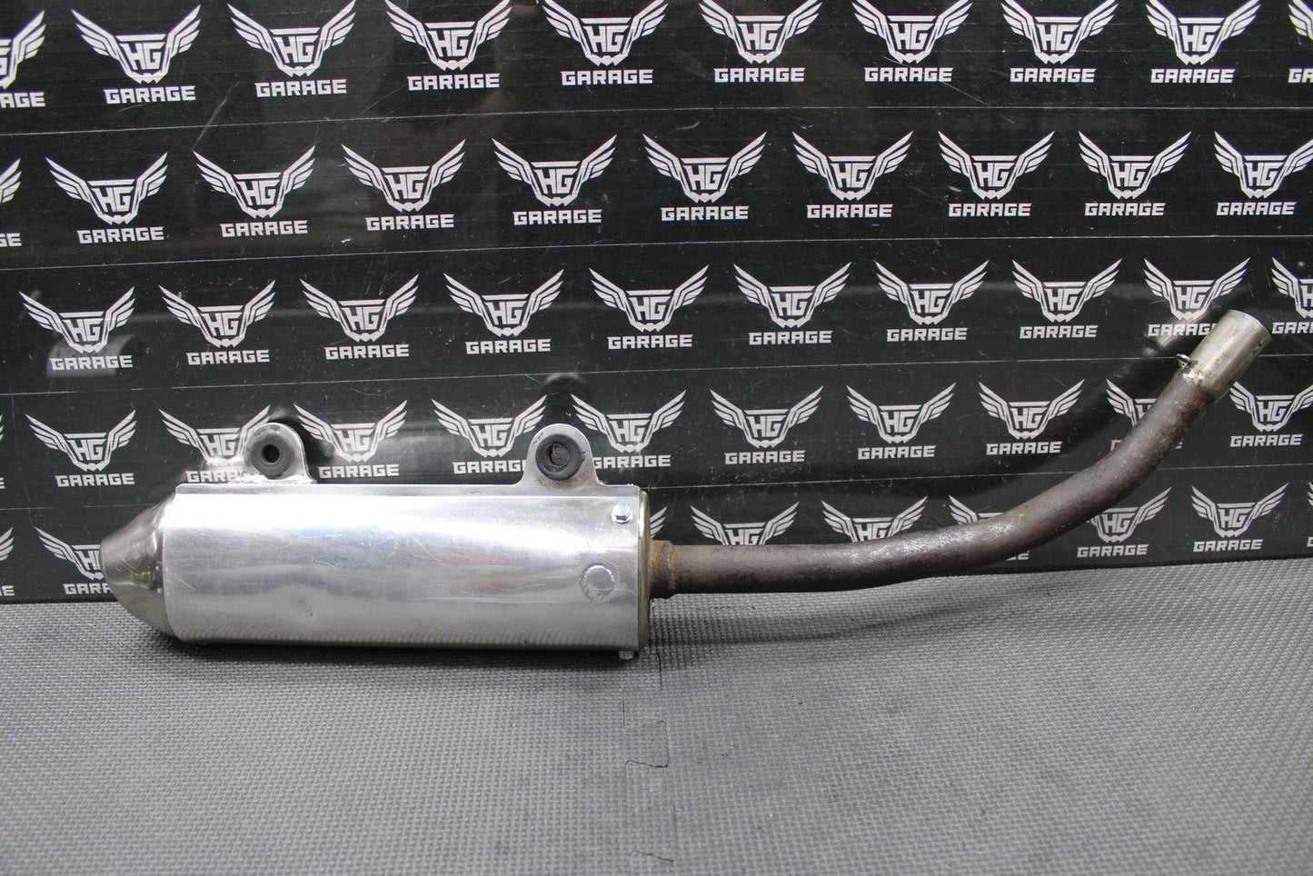1996 KAWASAKI 95 - 98 KX125 FMF POWERCORE MUFFLER EXHAUST SILENCER SLIP ON PIPE - hggarage