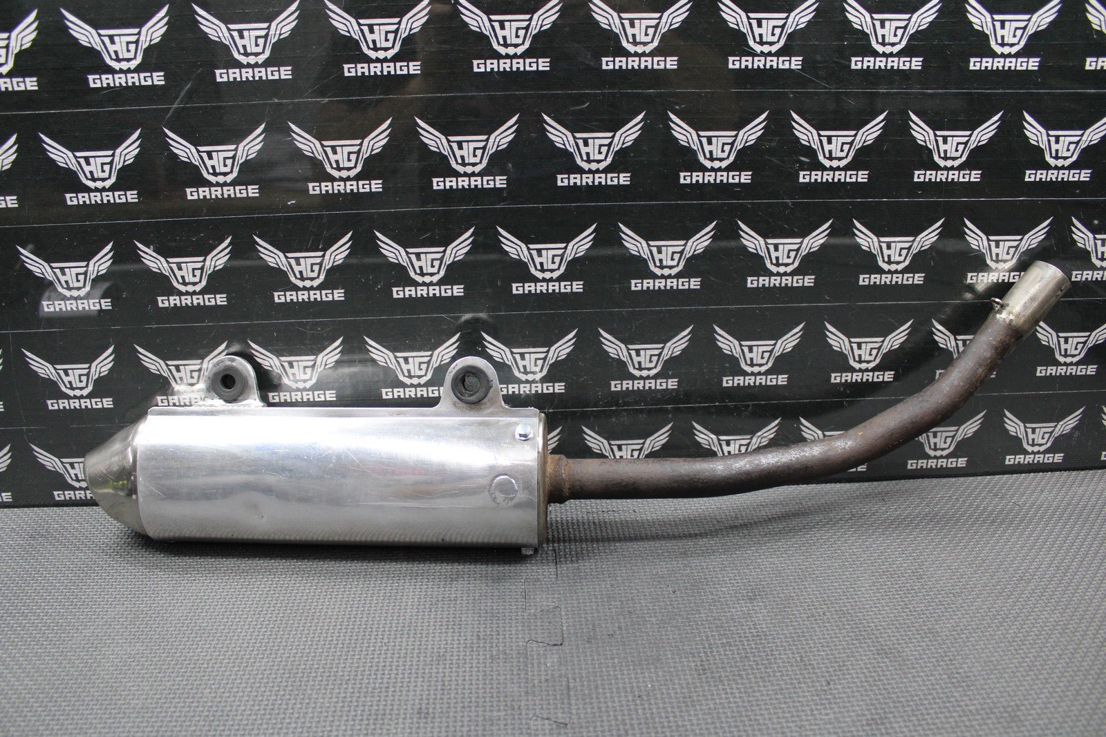 1996 KAWASAKI 95 - 98 KX125 FMF POWERCORE MUFFLER EXHAUST SILENCER SLIP ON PIPE - hggarage