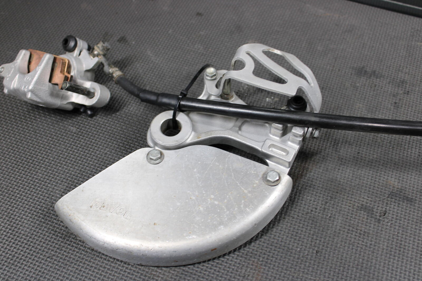 1999 HONDA CR500R OEM NISSIN REAR BACK BRAKE CALIPER MASTER CYLINDER LEVER