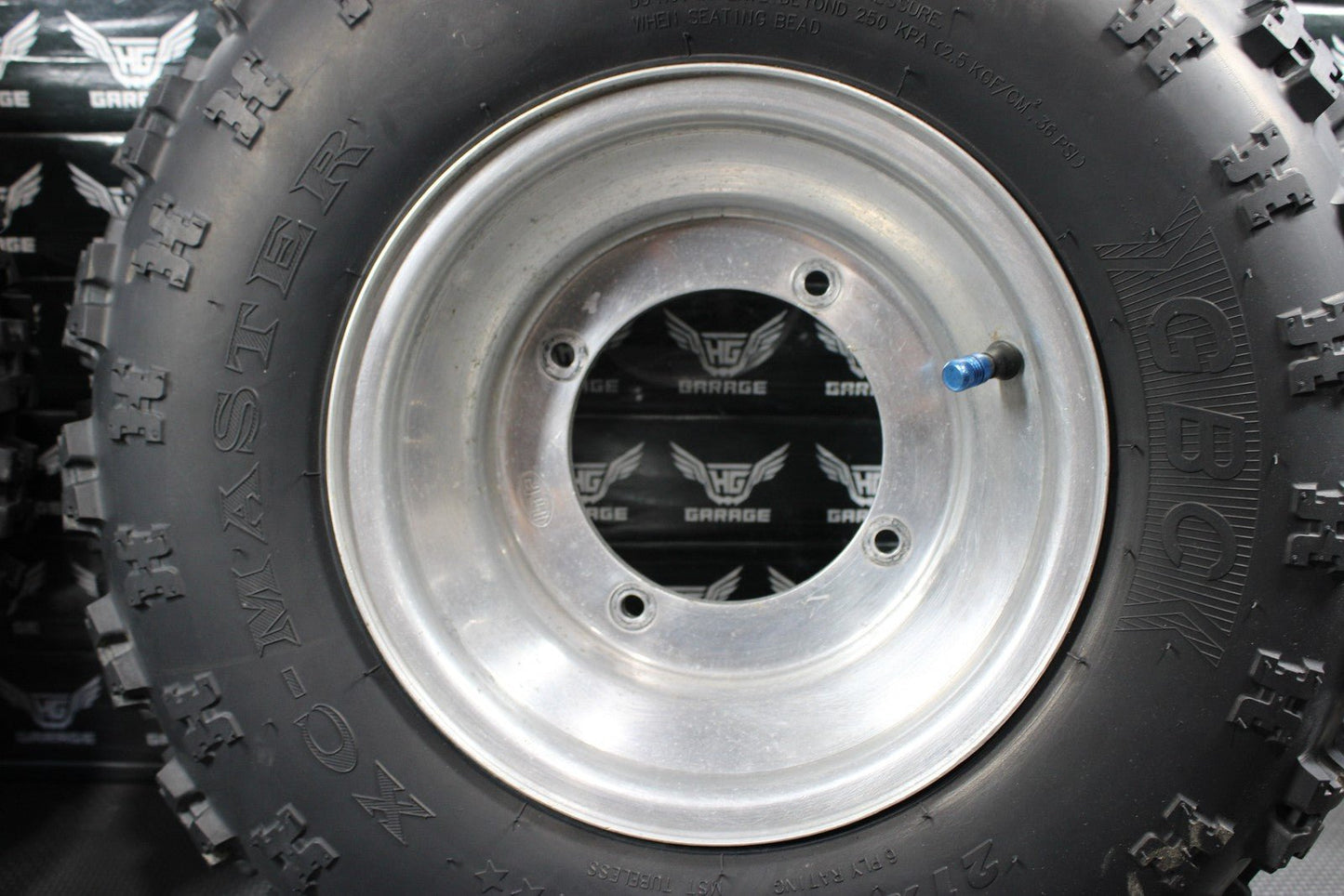 1991 YAMAHA 91 - 93 BANSHEE 350 ITP FRONT REAR WHEELS RIMS W TIRES SET COMPLETE - hggarage
