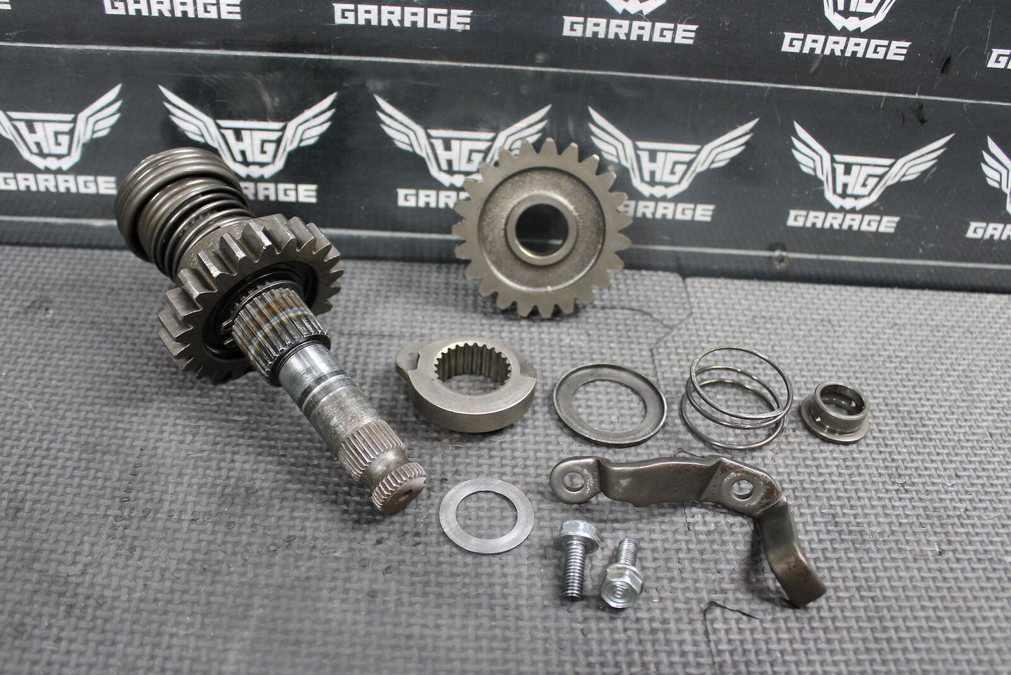 1992 HONDA XR250L XR250LL XR250R OEM KICKSTART KICK START SHAFT W IDLER GEAR