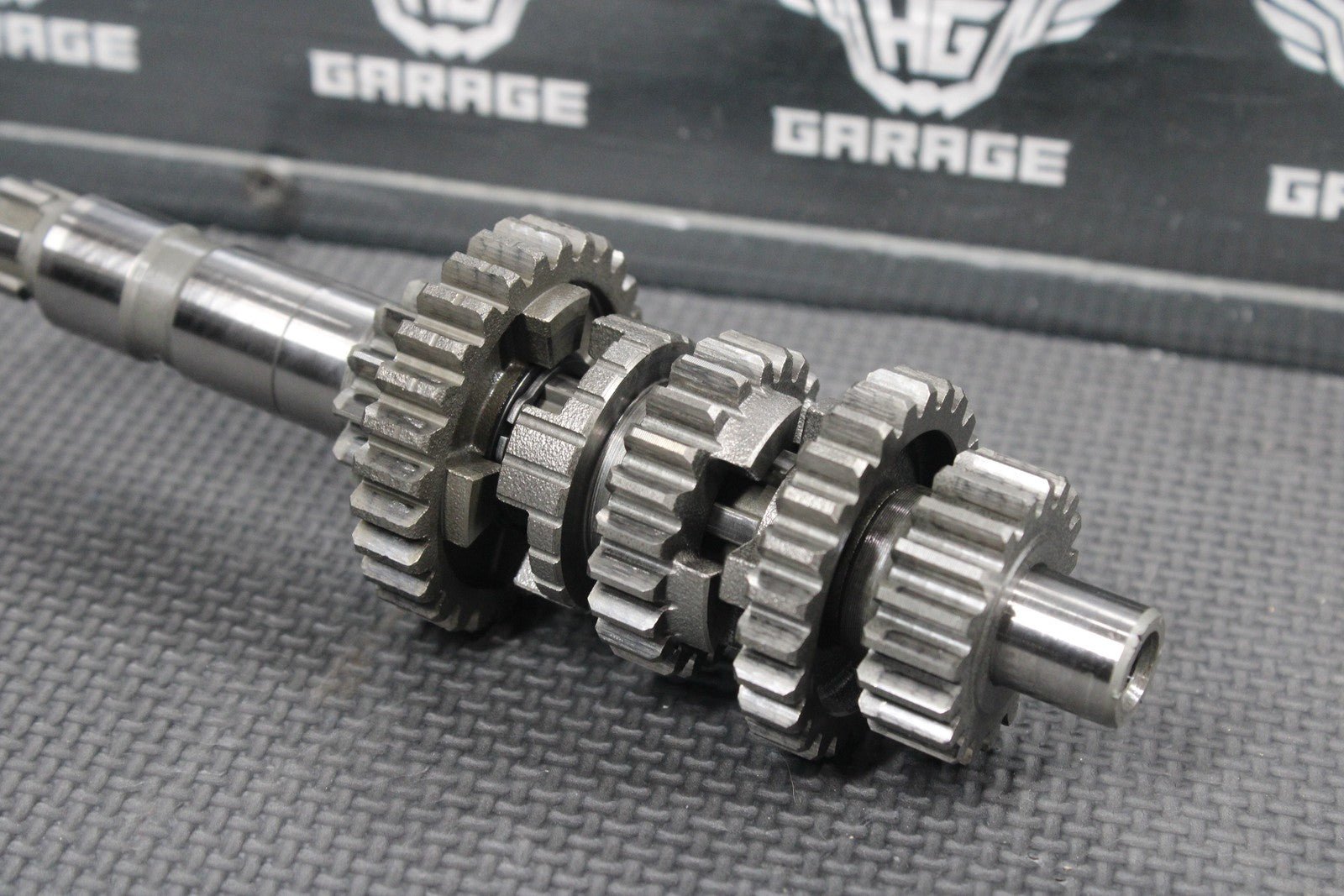 1987 YAMAHA TW200 OEM ENGINE TRANSMISSION TRANNY GEARBOX SHIFT FORKS DRUM GEARS - hggarage