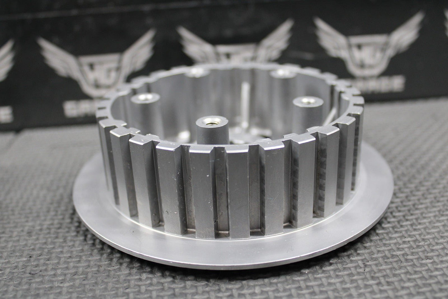 1994 92 - 95 SUZUKI RM125 OEM CLUTCH BASKET RING GEAR & CENTER HUB 21200 - 43D04 - hggarage
