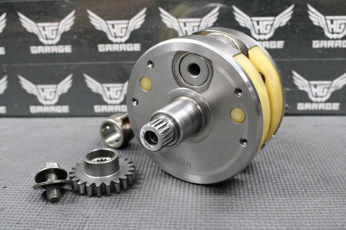 2003 SUZUKI 03 - 08 RM250 ENGINE MOTOR CRANKSHAFT CRANK SHAFT OEM CON ROD GOOD! - hggarage