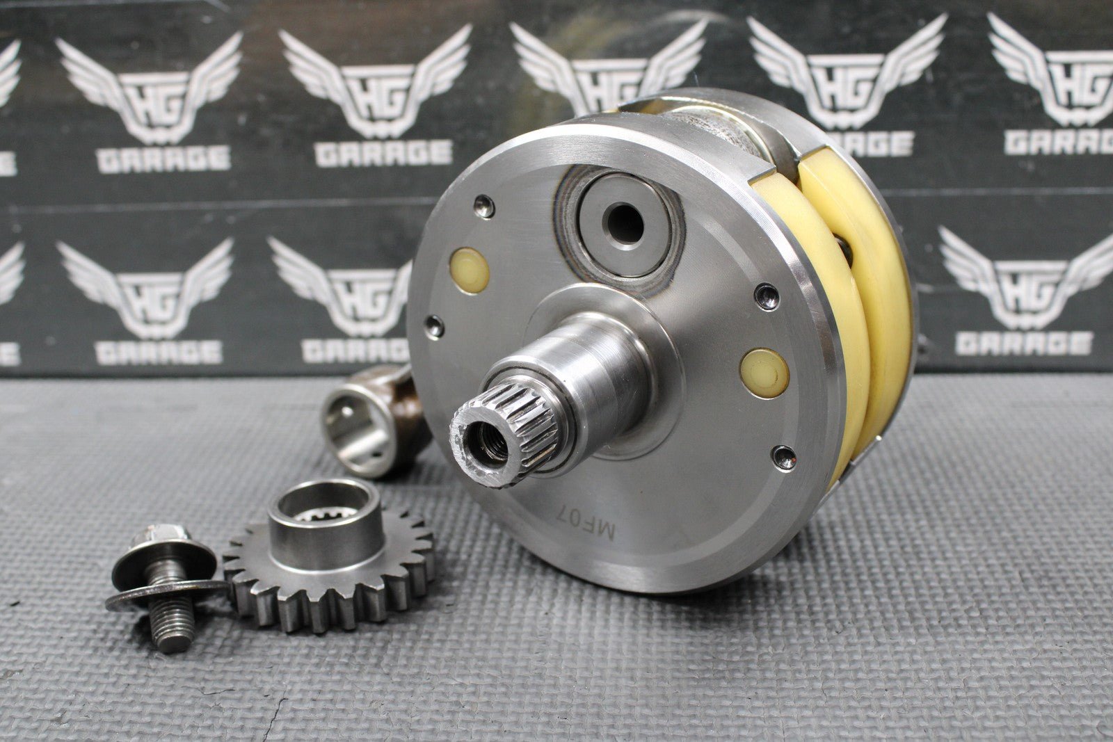 2003 SUZUKI 03 - 08 RM250 ENGINE MOTOR CRANKSHAFT CRANK SHAFT OEM CON ROD GOOD! - hggarage