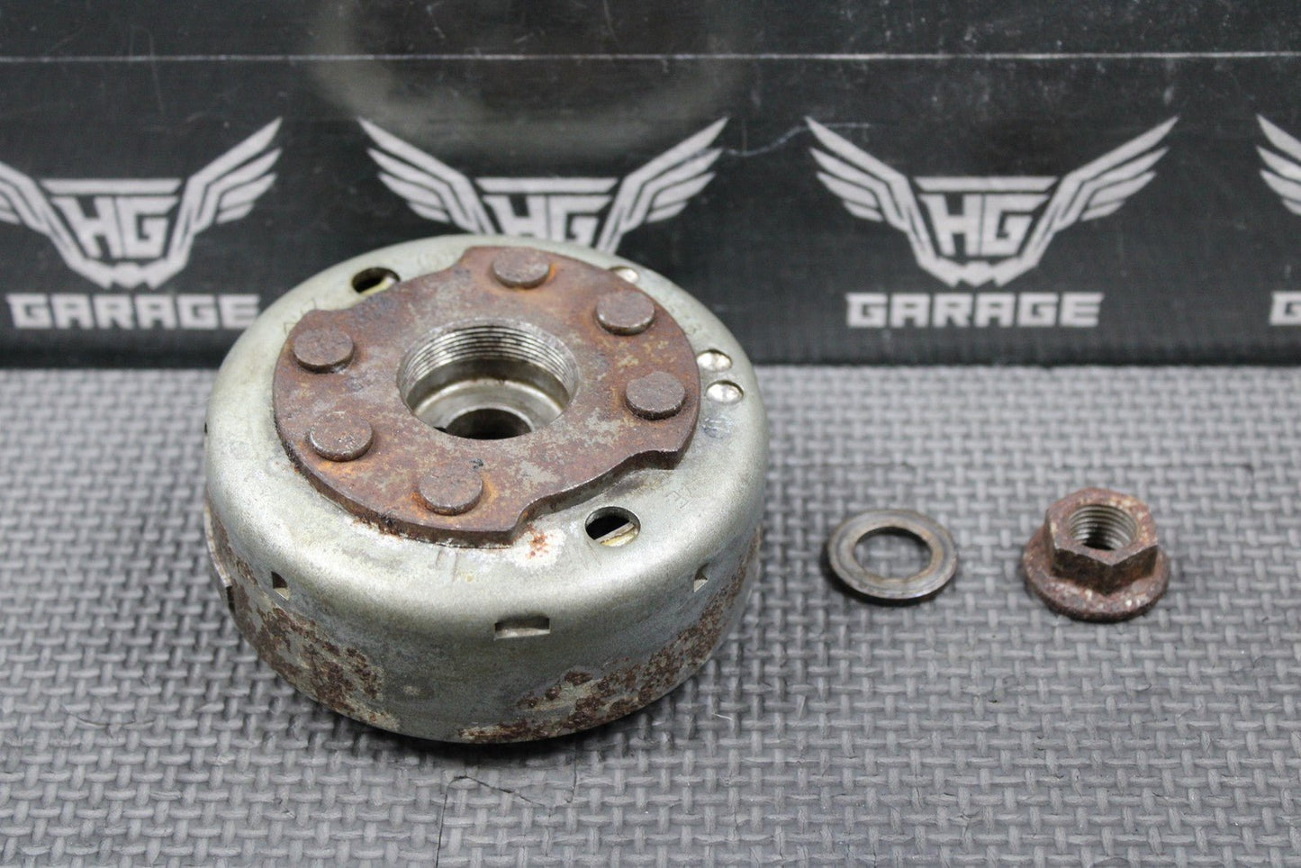 1988 HONDA CR125R OEM STATOR MAGNETO ROTOR FLYWHEEL 31110 - KS6 - 831 GOOD! - hggarage