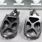 2007 HONDA CRF450R AIR TIME BILLET FOOT PEGS PEDALS FRAME STAND FOOTPEG BLACK - hggarage