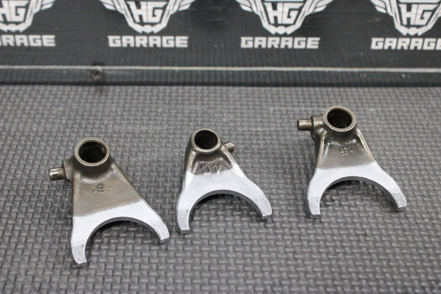 2007 HONDA CRF450R OEM ENGINE TRANSMISSION TRANNY GEARBOX SHIFT FORKS SHAFT DRUM - hggarage