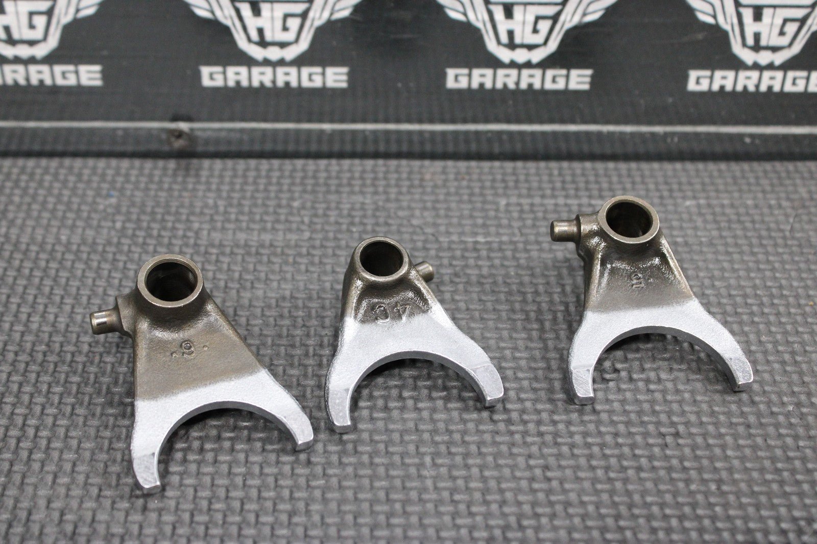 2007 HONDA CRF450R OEM ENGINE TRANSMISSION TRANNY GEARBOX SHIFT FORKS SHAFT DRUM - hggarage