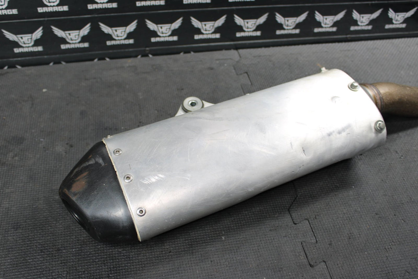 2014 KAWASAKI 13 - 16 KX250F OEM MUFFLER EXHAUST SILENCER SLIP ON PIPE - hggarage