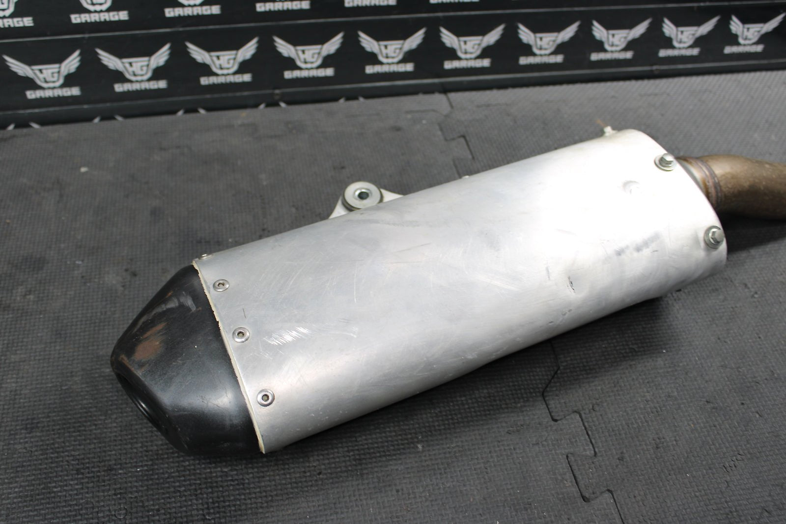 2014 KAWASAKI 13 - 16 KX250F OEM MUFFLER EXHAUST SILENCER SLIP ON PIPE - hggarage