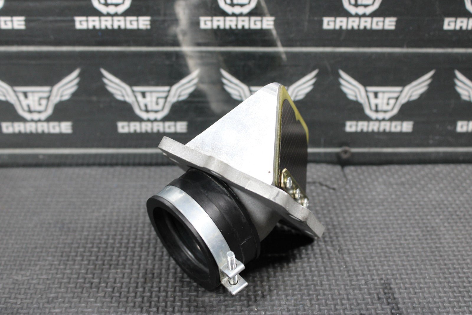 1997 KAWASAKI KX250 BOYESEN RAD VALVE INTAKE BOOT REED BLOCK ASSEMBLY GOOD! - hggarage