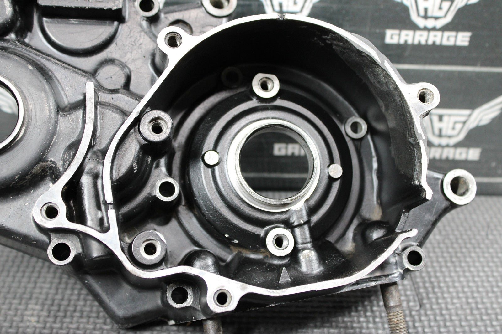 1991 HONDA CR80R OEM LEFT ENGINE MOTOR CRANKCASE CRANK CASES BLOCK - hggarage