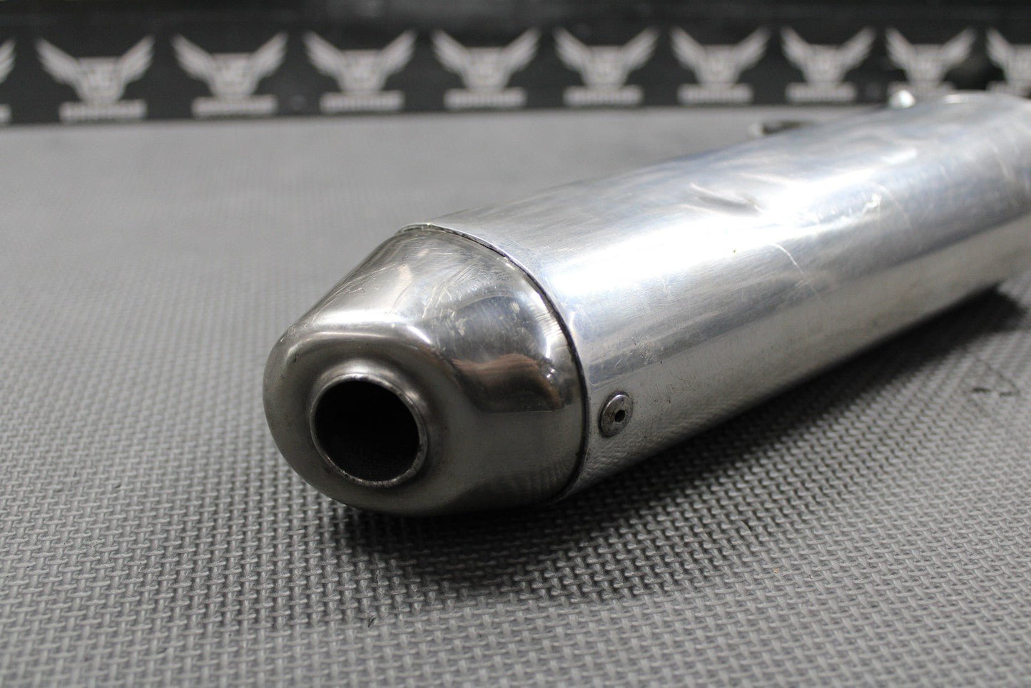1996 KAWASAKI 95 - 98 KX125 FMF POWERCORE MUFFLER EXHAUST SILENCER SLIP ON PIPE - hggarage