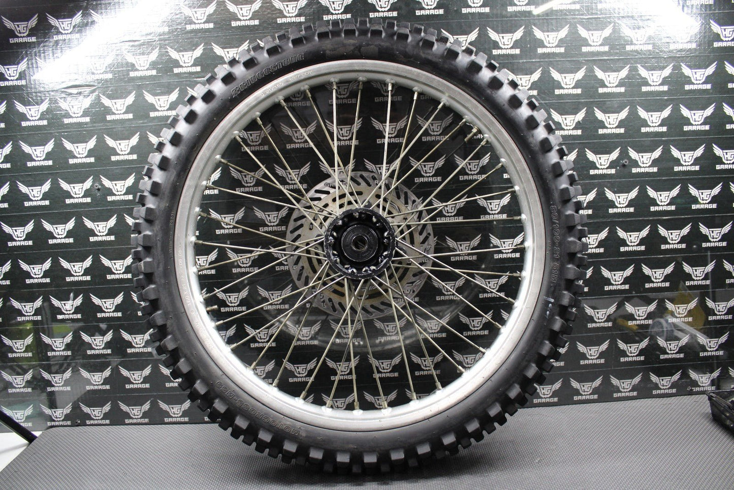 1988 HONDA CR125R CR250R CR500R OEM 21" FRONT WHEEL RIM HUB TIRE 446A5 - KS6 - 830 - hggarage