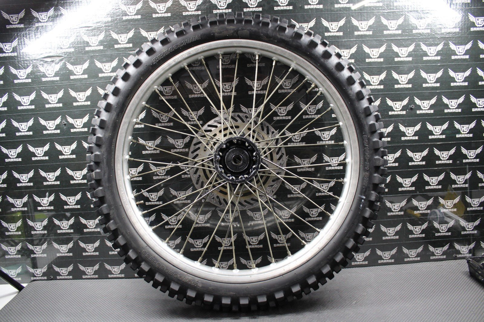 1988 HONDA CR125R CR250R CR500R OEM 21" FRONT WHEEL RIM HUB TIRE 446A5 - KS6 - 830 - hggarage