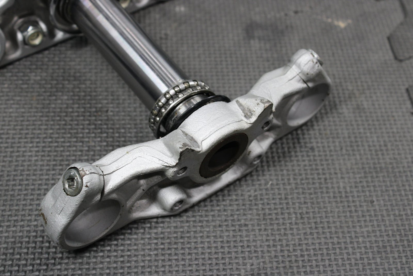 2000 KTM 50SX Junior OEM Front Forks Lower Upper Triple Tree Stem Clamp 45001032 - hggarage