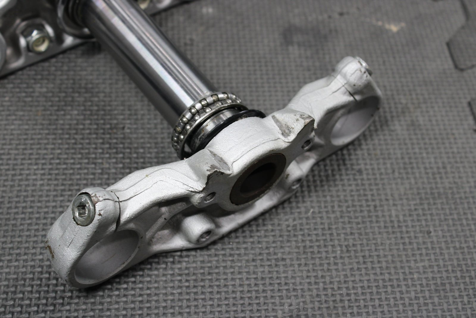 2000 KTM 50SX Junior OEM Front Forks Lower Upper Triple Tree Stem Clamp 45001032 - hggarage