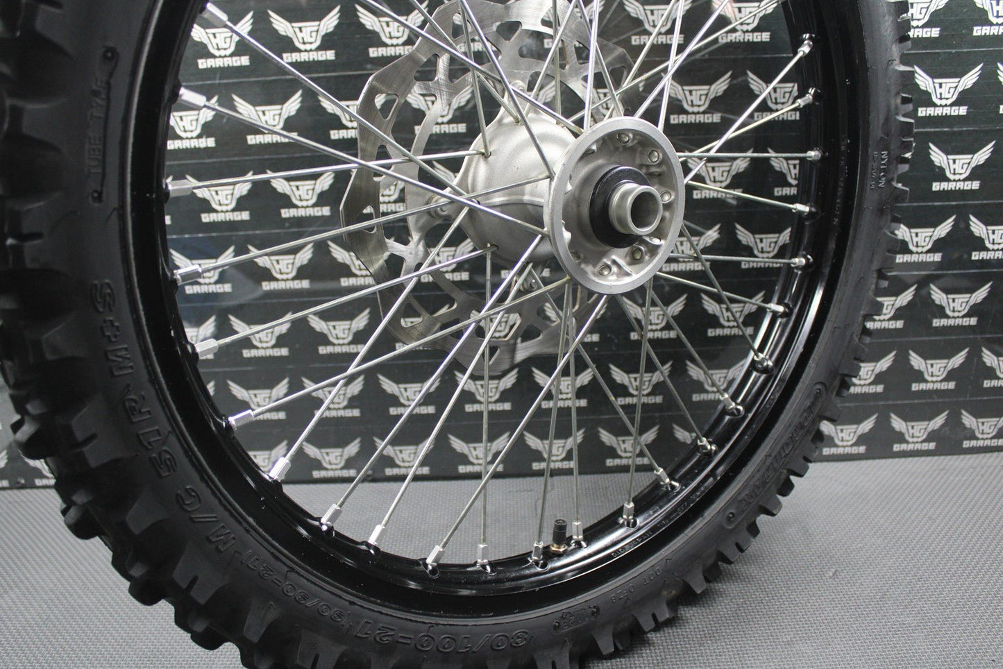 2019 SUZUKI 19 - 20 RMZ250 RMZ450 OEM FRONT WHEEL RIM HUB TIRE 54100 - 37K00 GOOD! - hggarage