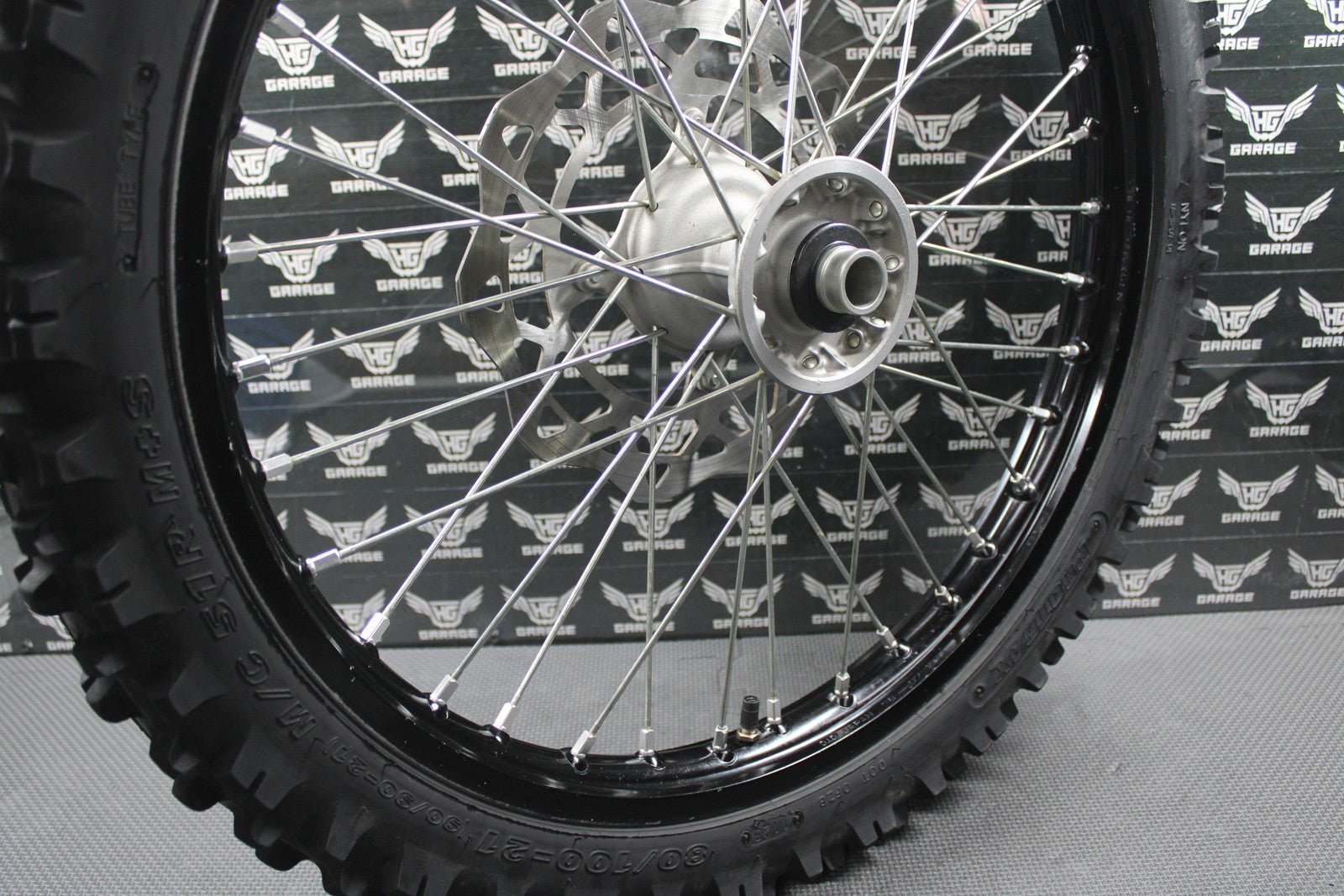 2019 SUZUKI 19 - 20 RMZ250 RMZ450 OEM FRONT WHEEL RIM HUB TIRE 54100 - 37K00 GOOD! - hggarage
