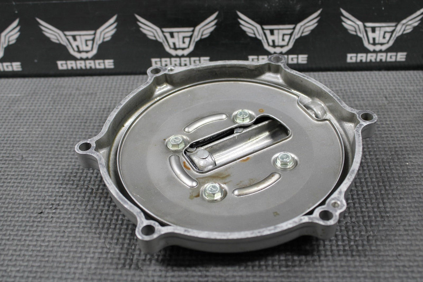 2009 KAWASAKI KLX250SF OEM ENGINE RIGHT SIDE OUTER CLUTCH COVER 14032 - 0004 - hggarage