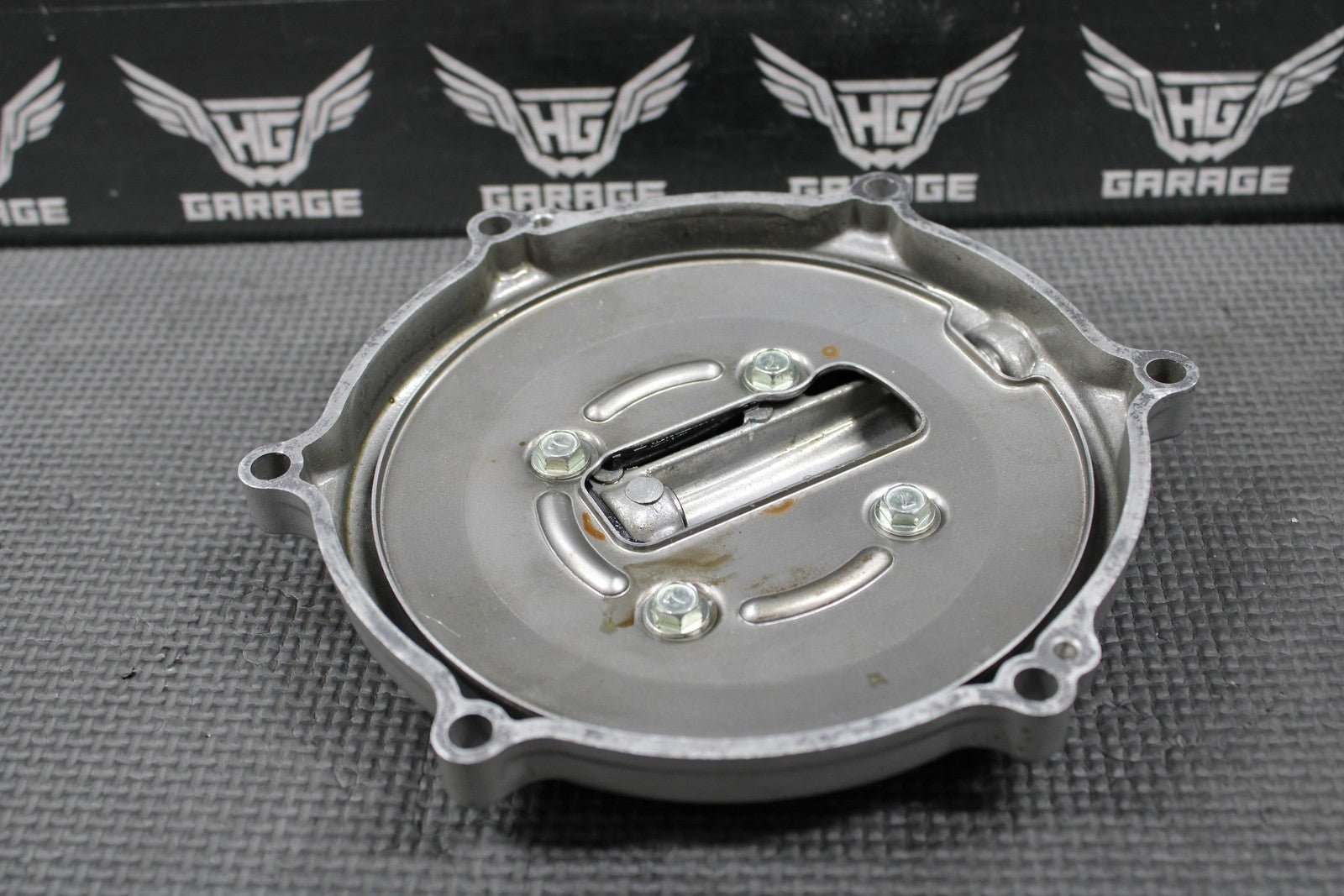 2009 KAWASAKI KLX250SF OEM ENGINE RIGHT SIDE OUTER CLUTCH COVER 14032 - 0004 - hggarage