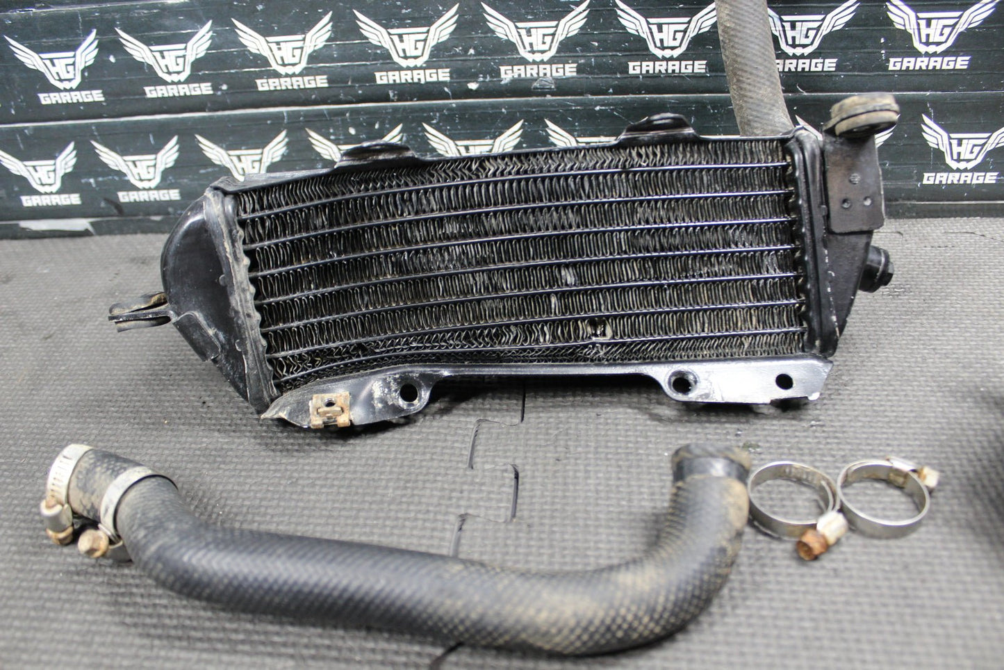 1989 89 - 94 KAWASAKI KDX200 OEM RADIATORS LEFT RIGHT COOLING COOLER RADIATOR - hggarage