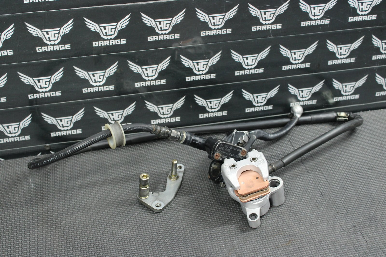 1993 Honda CR80R OEM Front Brake Caliper Master Cylinder 45100 - GS2 - 601 - hggarage