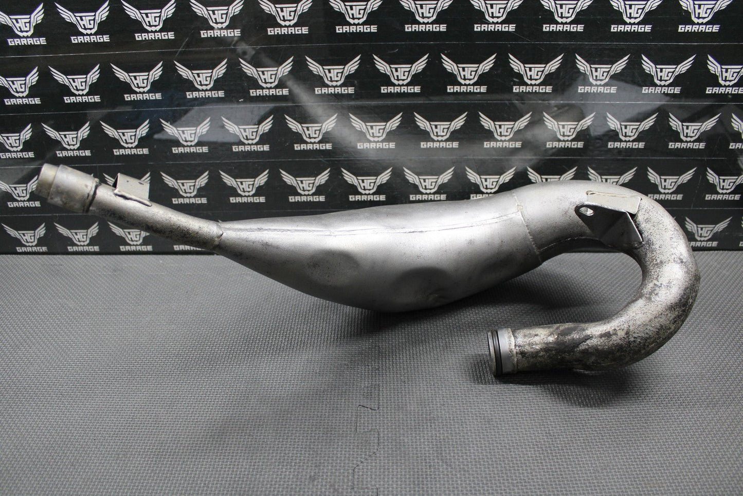 1999 SUZUKI RM125 BILLS WORKS RAW EXHAUST PIPE CHAMBER HEADER MUFFLER 14310 - 36E2 - hggarage