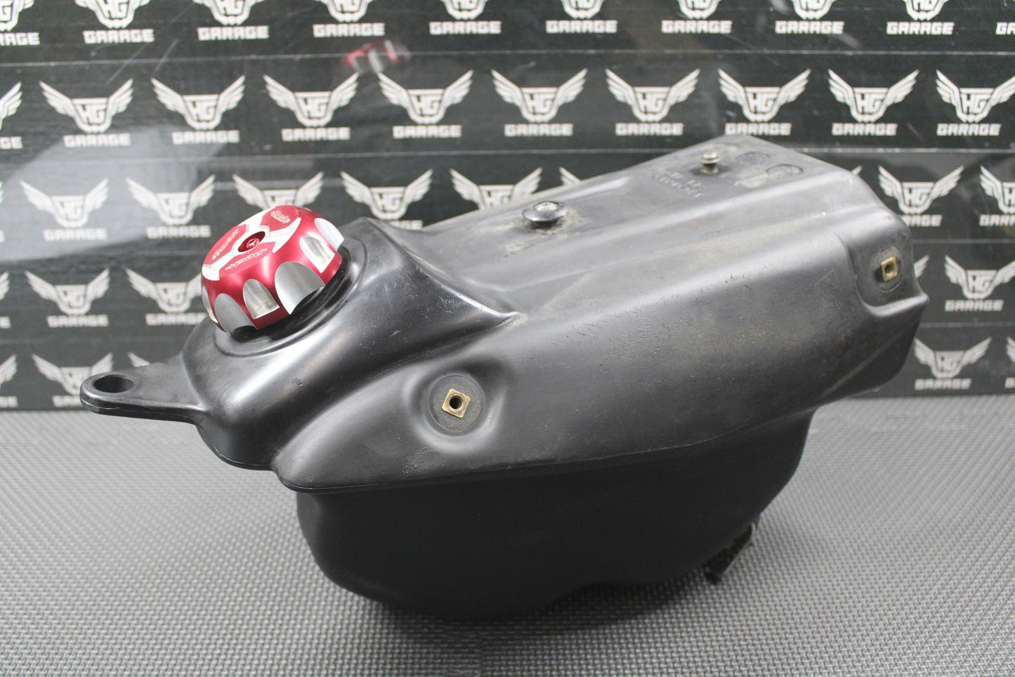 2000 2001 HONDA CR125R CR250R OEM GAS FUEL TANK CELL RESERVOIR CAP PETCOCK GOOD! - hggarage