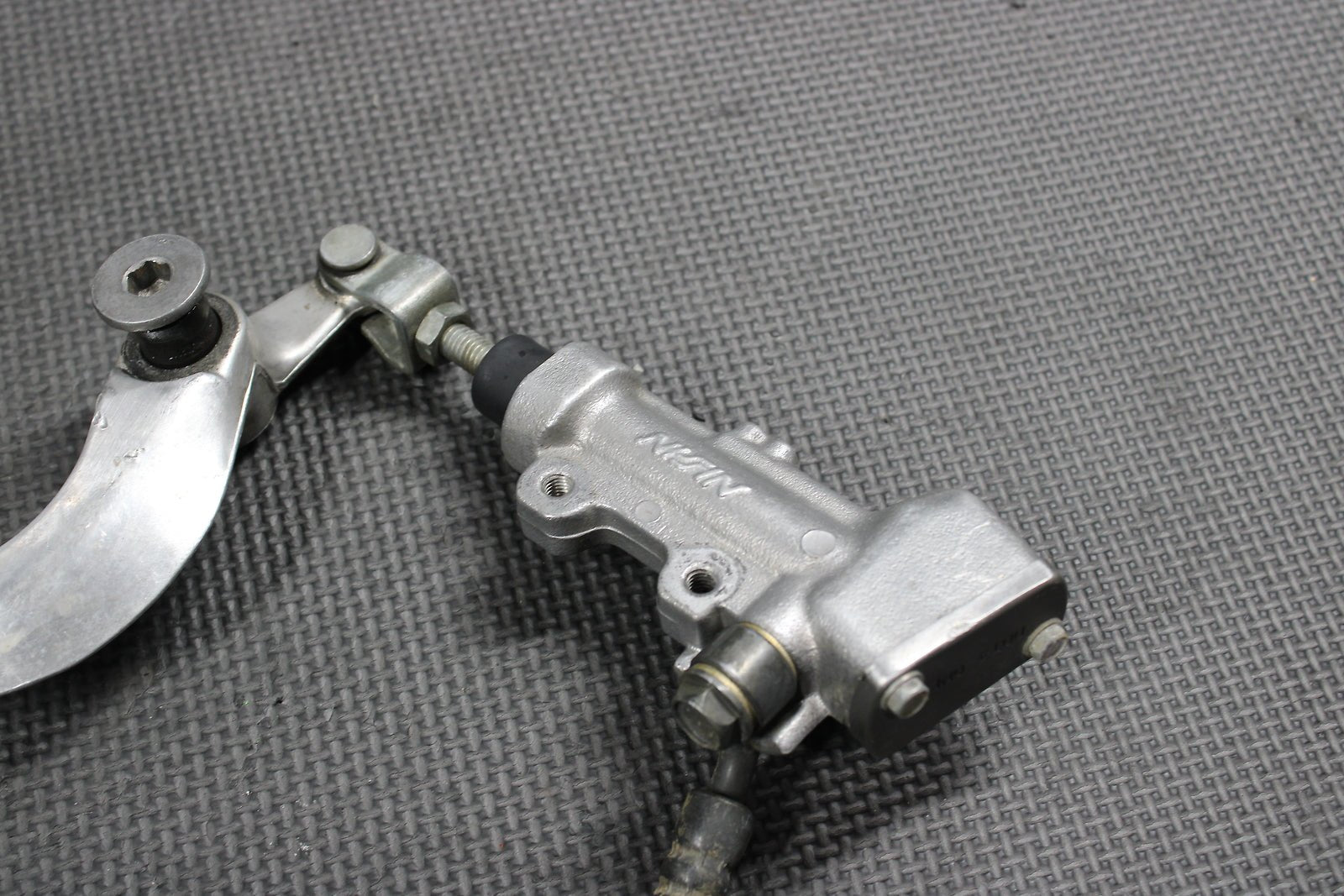 2009 Kawasaki KX250F OEM Nissin Rear Back Brake Caliper Master Cylinder Lever - hggarage