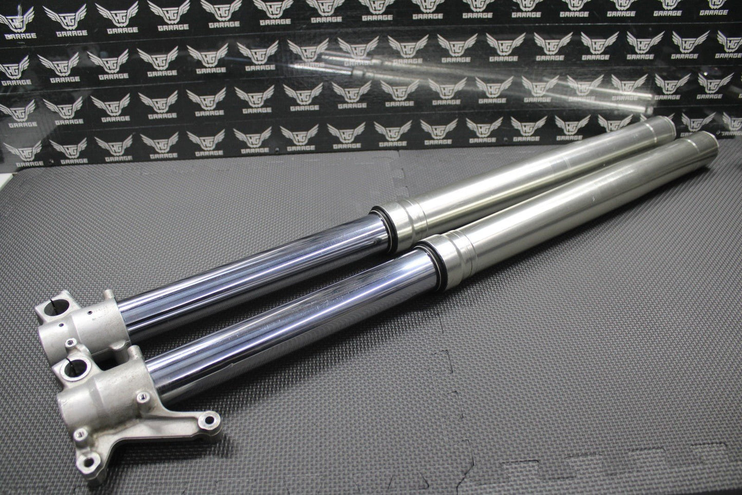 1999 SUZUKI RM250 MODEL X OEM 49MM RIGHT LEFT FRONT SUSPENSION FORKS SHOCKS - hggarage