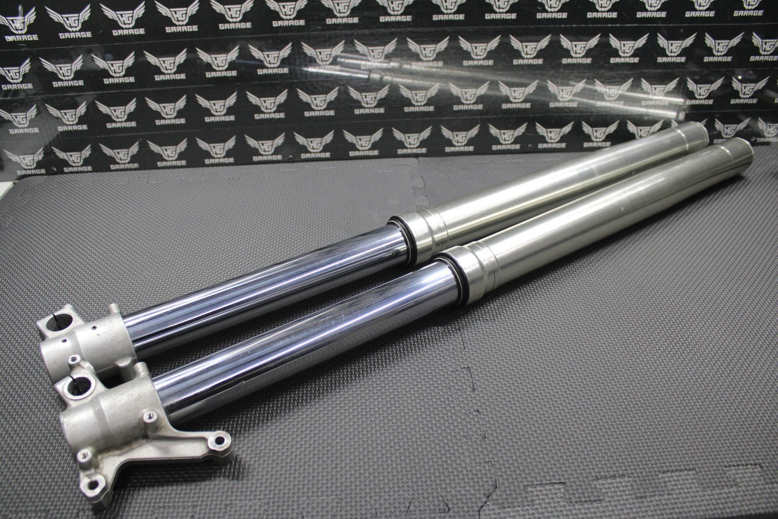 1999 SUZUKI RM250 MODEL X OEM 49MM RIGHT LEFT FRONT SUSPENSION FORKS SHOCKS - hggarage