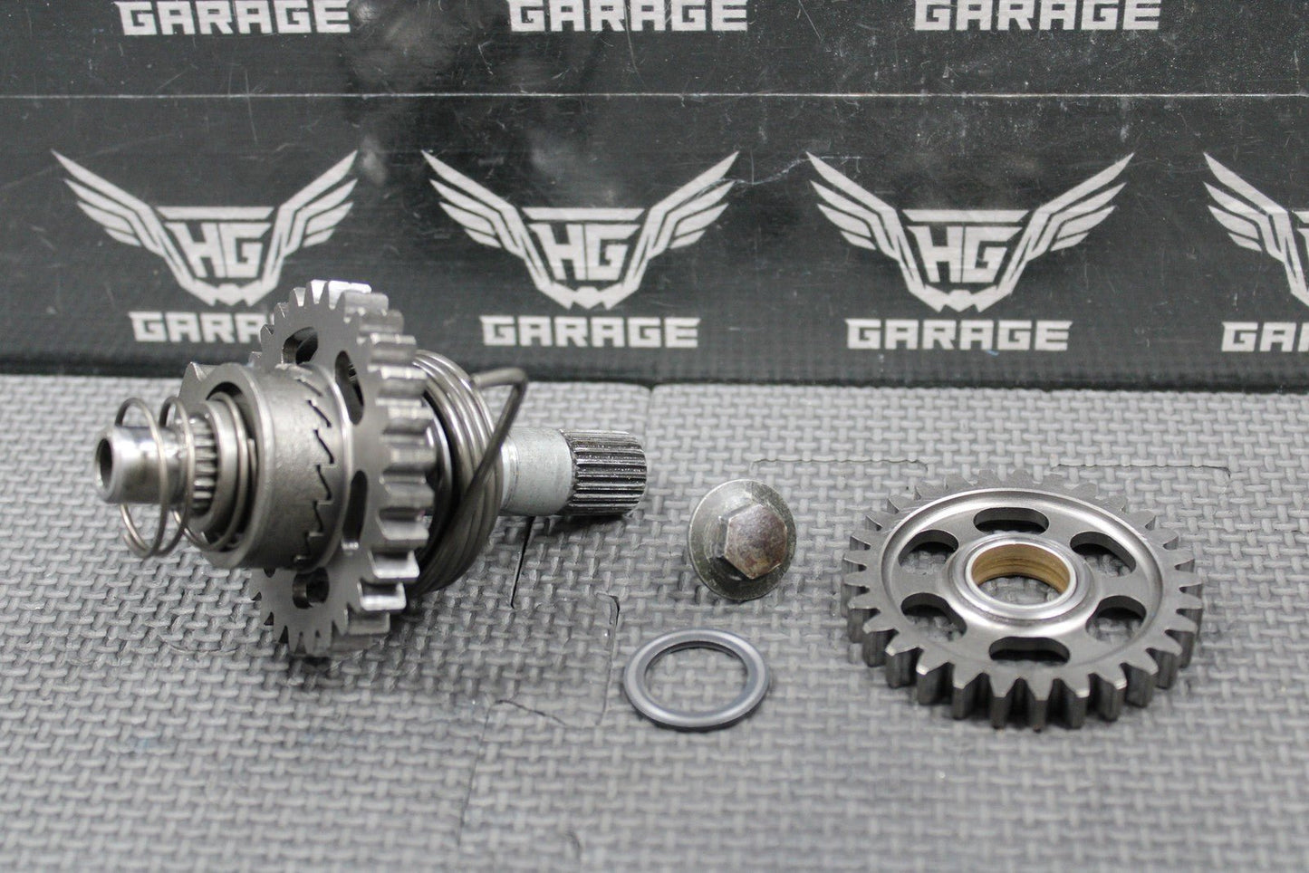 1987 1988 HONDA CR125R OEM KICKSTART KICK START SHAFT W IDLER GEAR 28210 - KS6 - 700 - hggarage