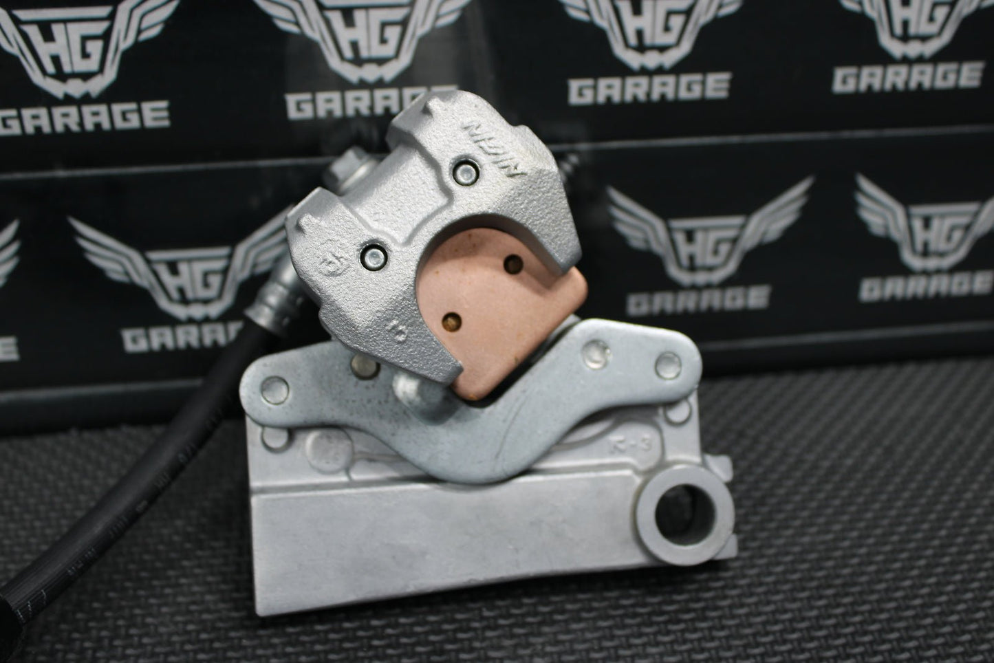 2014 14 - 21 KAWASAKI KX100 OEM REAR BACK BRAKE CALIPER MASTER CYLINDER LEVER LINE - hggarage