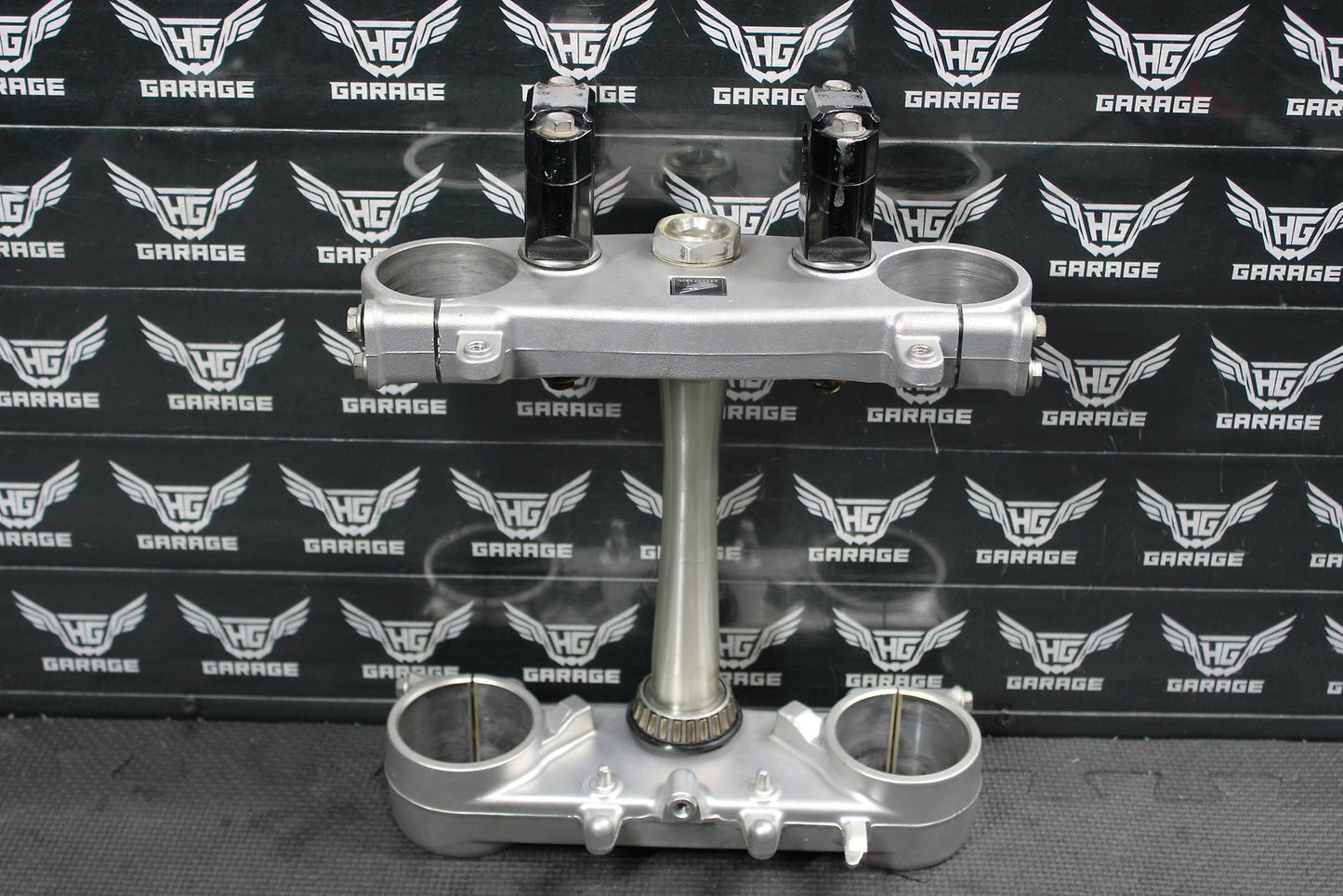 2013 HONDA CRF450R OEM FRONT FORKS LOWER UPPER TRIPLE TREE STEM CLAMP 53219 - MEN - hggarage