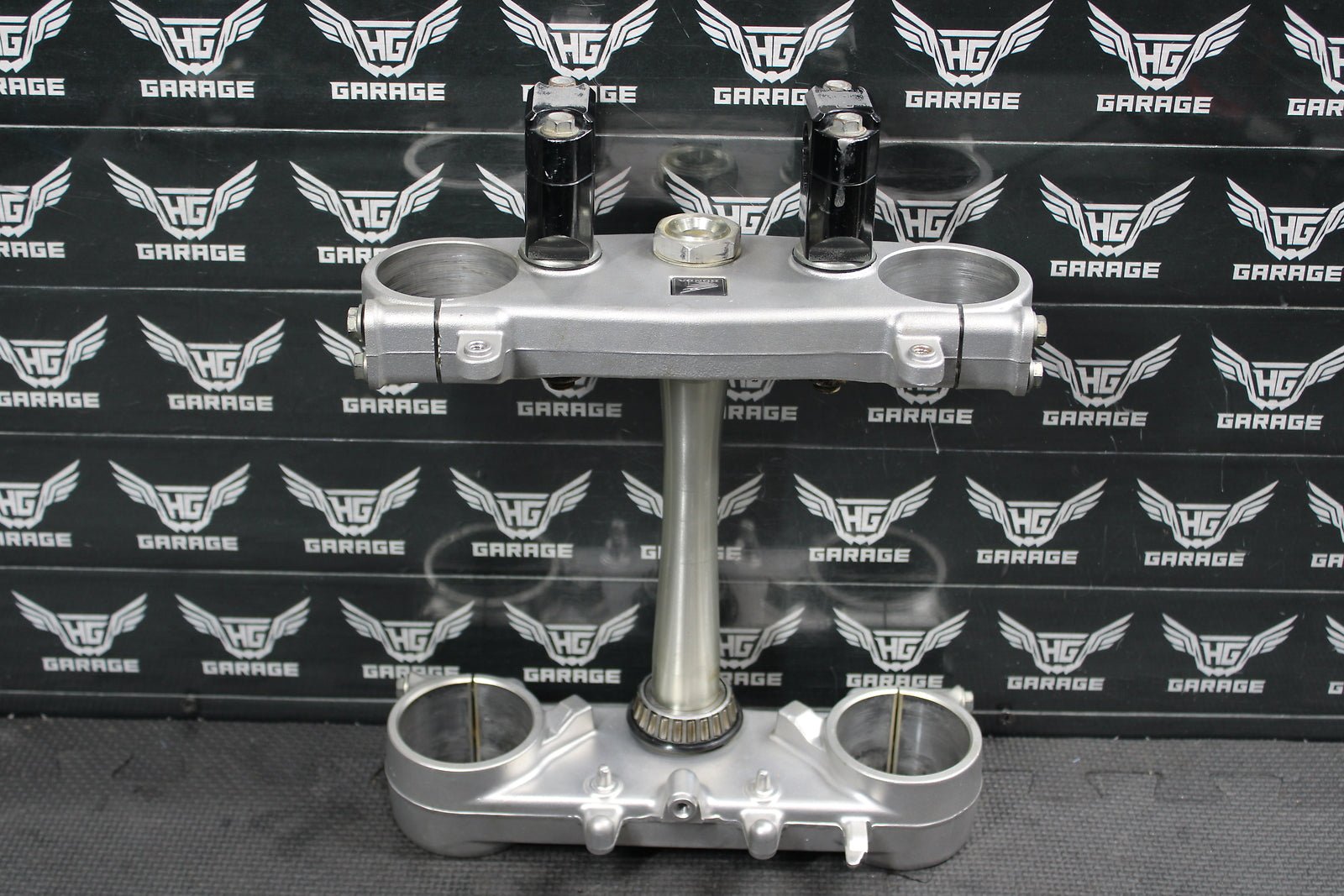 2013 HONDA CRF450R OEM FRONT FORKS LOWER UPPER TRIPLE TREE STEM CLAMP 53219 - MEN - hggarage